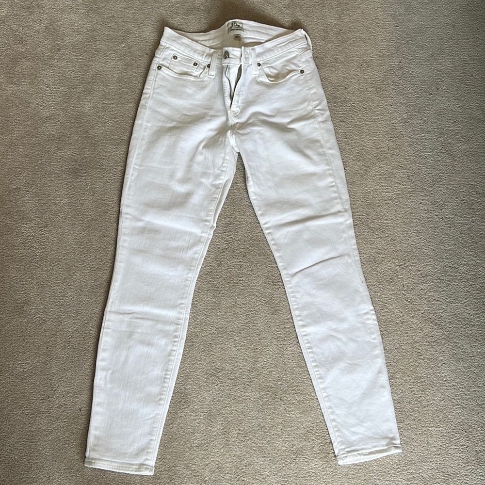 J crew - white skinny jeans
